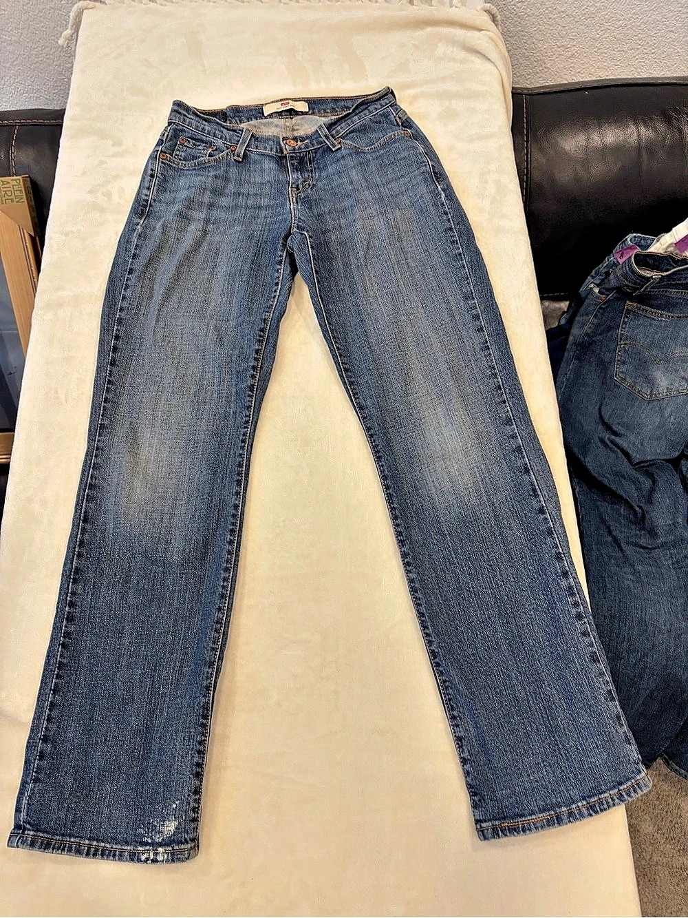 Levi's 529 Curvy Boot Bootcut Jeans in Blue Waist 8